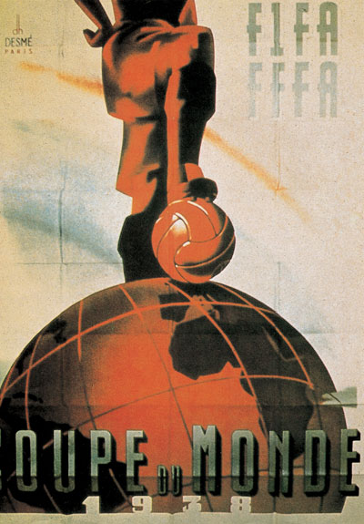 Poster PIALA DUNIA 1938